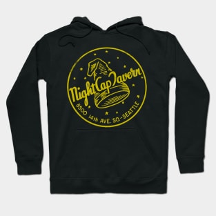 Retro Vintage Night Cap Tavern Seattle Hoodie